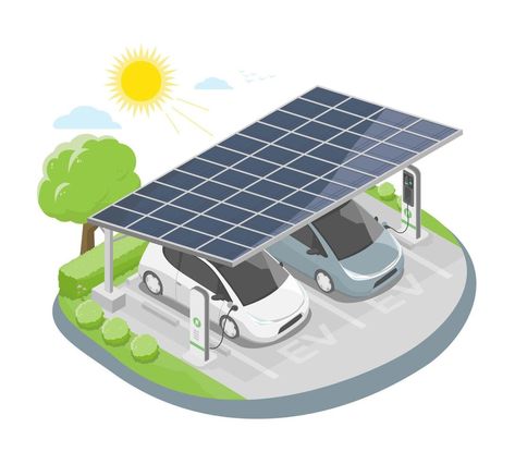 House Isometric, Car Charging Station, Cars Parking, Component Diagram, Car Charging Stations, Ev Charging Stations, Ev Charging, Solar Wind, Vector Logo Design