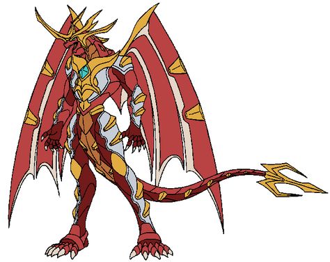 Blitz Dragonoid (ブリッツ・ドラゴノイド, Burittsu Doragonoido?) is a Bakugan and the evolved form of Lumino Dragonoid. He is Dan's Guardian Bakugan before he evolved into Titanium Dragonoid. His official Battle Gear is Axator Gear. Blitz Dragonoid fires out laser beams from his top horn to deactivate his enemy's special abilities. His wings wrap around his body to deflect fireballs. Being one of the strongest Bakugan, he knocks out the opposition by wielding his strong forked tail. When it's time for ... Bakugan Drago, History Of Earth, Bakugan Battle Brawlers, Games Images, Dragon Artwork, Armor Concept, Monster Girl, Dragon Art, Games For Girls