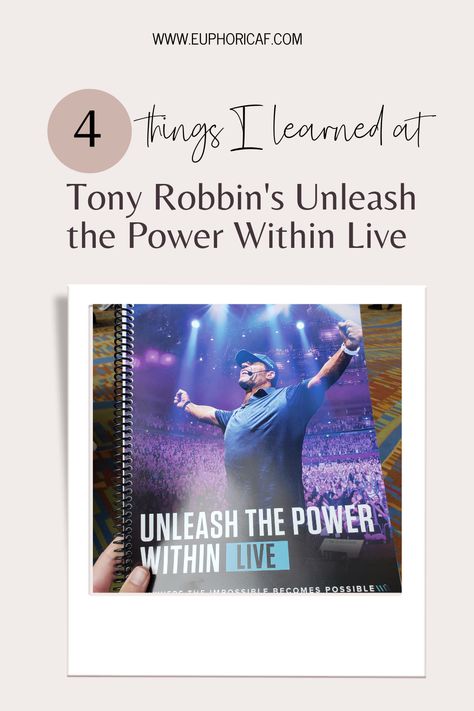 Ever wondered what Tony Robbin's Unleash the Power Within live is all about? Today on the blog I’m sharing my review of the event. Learn how more about personal growth, and cultivate a positive mind, limited beliefs, and growth mindset. Shallow Hal, Things I Learned, About Today, You Can Do Anything, Positive Mind, Limiting Beliefs, Tony Robbins, High Energy, Motivate Yourself