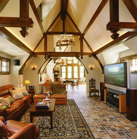 What Is Tudor Revival? Tudor Revival Interior, Tea2 Architects, German Homes, German Cottage, German Interior Design, Brick Apartments, German Decor, German Home, Tudor Homes