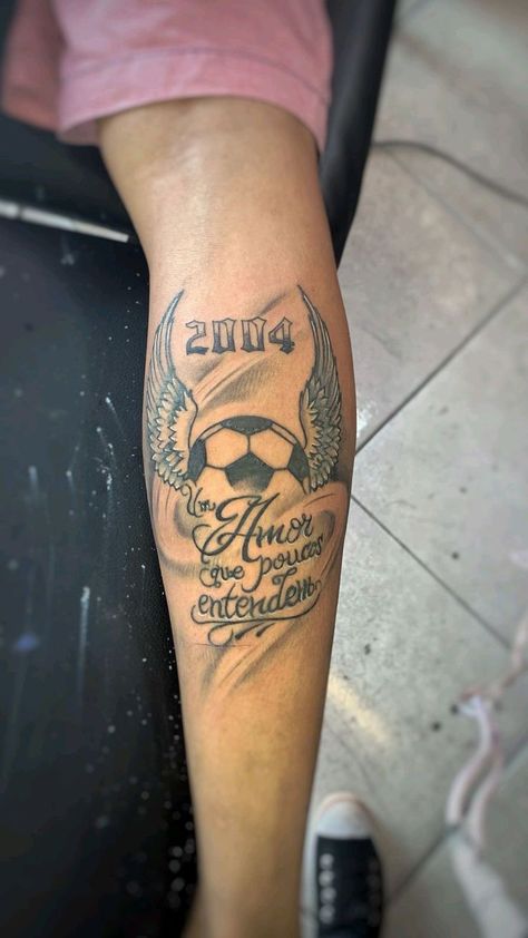 a1043418-b1ff-4987-8d4a-03ed7c75150a Soccer Tattoos, Calf Tattoo Men, San Diego Tattoo, Football Tattoo, Benfica Wallpaper, Cross Tattoos For Women, Cross Tattoos, Calf Tattoo, Cross Tattoo