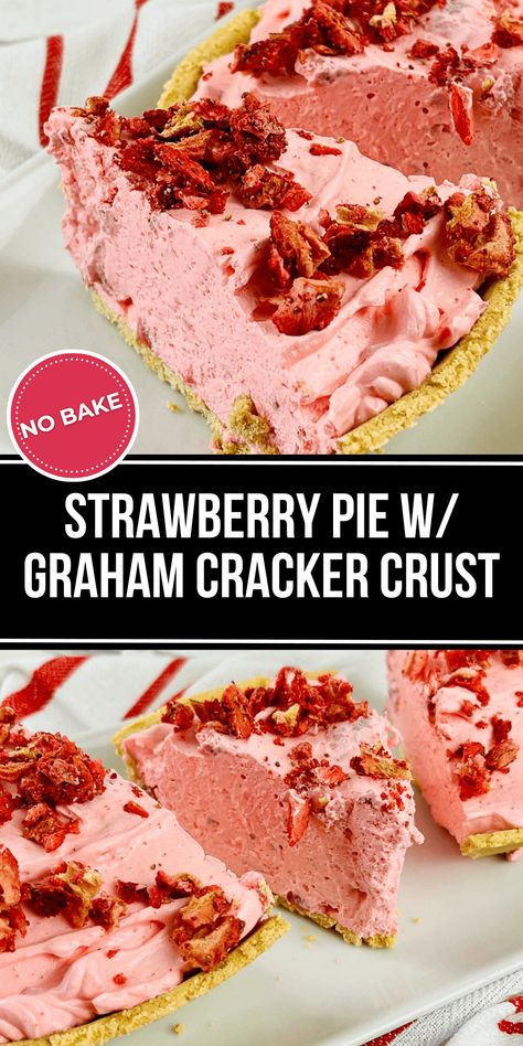 Easy Dessert With Graham Crackers, Graham Cracker Crust Dessert Recipes, Recipes With Graham Cracker Crust, Mini Graham Cracker Crust Recipes, Quick Easy Summer Desserts, No Bake Pies With Graham Cracker Crust, Pies With Graham Cracker Crust, Graham Cracker Crust Dessert, Graham Cracker Crust Pie Recipes