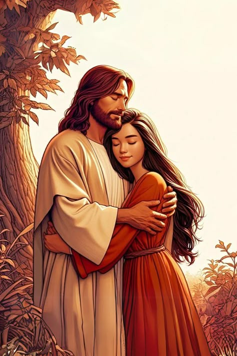 Jesus Hugging, Jesus Laughing, Jesus Love Images, Jesus Christ Illustration, Jesus And Me, Jesus Cartoon, Gods Princess, Financial Prosperity, Jesus Christ Artwork