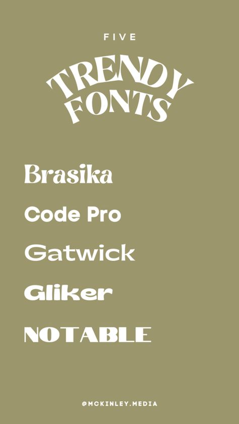 I’ve been loving all of these trendy fonts we’ve been seeing throughout magazines lately! While we wouldn’t choose them for branding (think longevity!) we would absolutely use them in social media posts. We’ve linked them down below for you so that you can check them out, too! Hope you love them. BRASIKA | CODE PRO […] Gen Z Fonts Canva, Gen Z Logo Design, Gen Z Fonts, Font Wallpaper, Cursive Fonts Alphabet, Fancy Cursive Fonts, Free Typography Fonts, Top Free Fonts, Canva Hacks