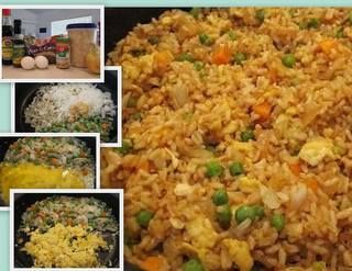 Homemade Fried Rice Chinese Fried Rice Recipe, Homemade Fried Rice, Chinese Fried Rice, Healthy Rice Recipes, Chicken Fried Rice Easy, Lo Mein, Rice And Peas, Chicken Fried Rice, Fried Rice Recipe