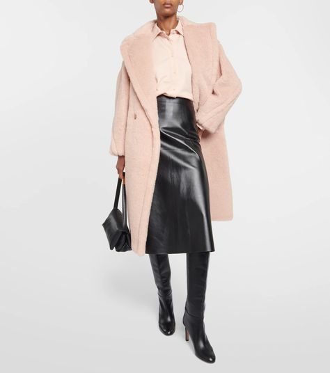 Tedgirl Alpaca Blend Coat in Beige - Max Mara | Mytheresa Winter Staples, Earmuffs, Max Mara, Go Out, Coupon Codes, Alpaca, Women's Clothing, Clothes For Women