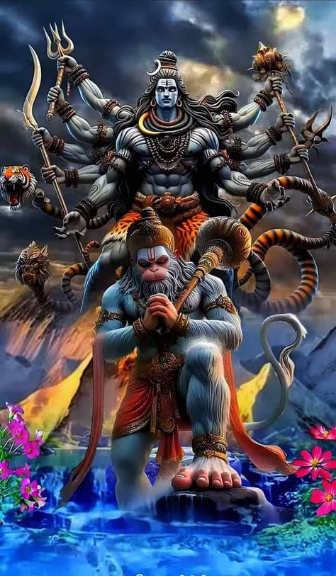 Shree Hanuman Ji Wallpaper, Hanuman Shiva Wallpapers, Kala Bhairava Images, Hanuman Ji Pic, Shiv Hanuman, Bhairava God Art, Hanuman Ji Photo, Hanuman Ji Wallpapers, Cute Owls Wallpaper