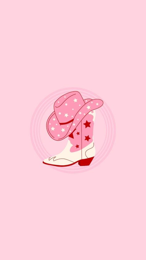 Pink Cowgirl Boots Wallpaper, Disco Cowgirl Wallpaper Iphone, Preppy Country Wallpapers, Pink Country Wallpaper, Cowgirl Backgrounds Wallpapers, Vaquera Wallpaper, Pink Cowboy Aesthetic, Pink Cowgirl Wallpaper, Cowgirl Branding