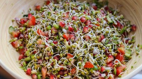 Moong Dal Salad, Salad Indian, Sri Lankan Recipes, Vegetarian Lifestyle, Master Board, Sprouts Salad, Moong Dal, Indian Express, Sprout Recipes