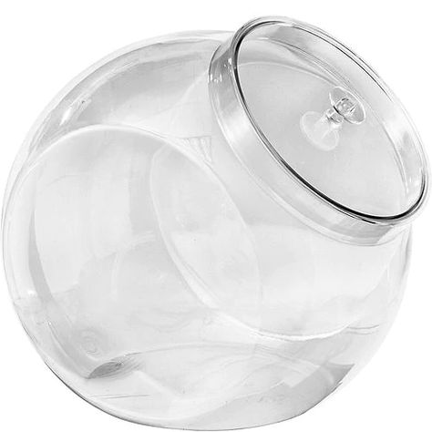 Candy Buffet Containers & Supplies - Candy Jars, Cups, Scoops & Labels | Party City Candy Buffet Containers, Penny Jar, Candy Buffet Party, Plastic Candy Jars, Plastic Containers With Lids, Penny Candy, Clear Plastic Containers, All Candy, Candy Sticks