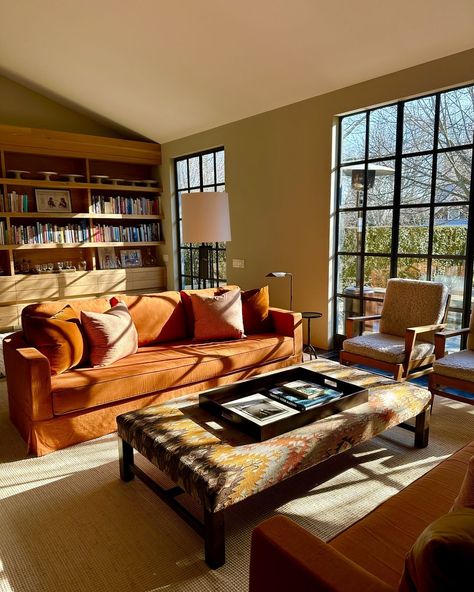 Ina Garten | It's FREEZING here! Good day to curl up in the sun with a good book! (Or cookbook?) | Instagram Braised Carrots, Barefoot Contessa, Living Room Inspiration, Built Ins, Interior Inspiration, Room Inspiration, The Hamptons, Good Day, Good Books