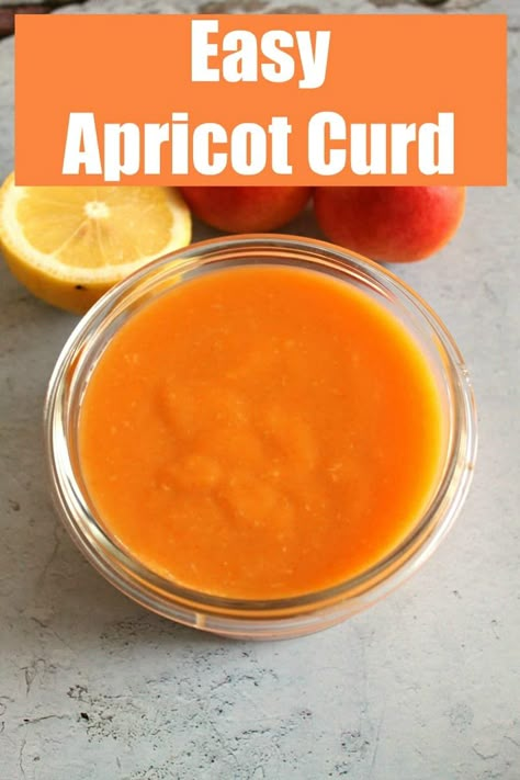 Easy apricot curd is a quick and easy way to preserve fresh apricots and is great used to fill cakes, tarts, meringues and more Apricot Curd Recipe, Apricot Recipes Fresh, Apricot Curd, Apricot Filling Recipe, Apricot Delight, Apricot Filling, Pudding Recept, Fresh Apricots, Fruit Curd