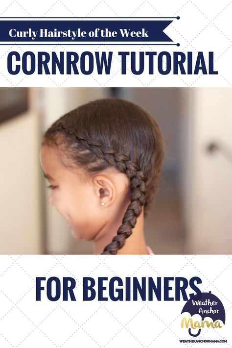 This step-by-step video tutorial shows beginners how to do a cornrow. Also, check out weatheranchormama.com for more dutch braids and other braided hairstyles. Latest Braided Hairstyles, Biracial Hair, Dutch Braids, Cool Braid Hairstyles, Braid Tutorial, Makeup Tutorial For Beginners, Cornrows Braids, Cornrow, Cornrow Hairstyles