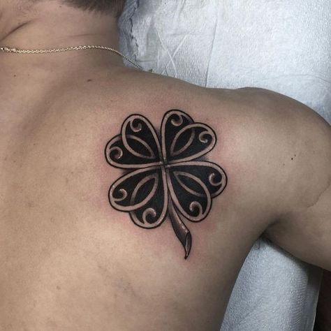 Celtic Clover Tattoos, Irish Shamrock Tattoo, Celtic Sleeve Tattoos, Shamrock Tattoo, Celtic Tattoos For Men, House Of Pain, Four Leaf Clover Tattoo, Scandinavian Tattoo, Clover Tattoo