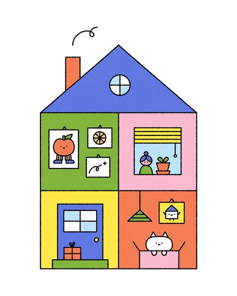 a little home for you and me 🏠 . . . . . #artistofinstagram #illustrated #happydrawing #illustration #illustratie #womeninart #digitalart #digitaldrawing #drawingoftheday #draweveryday Cute Home Illustration, Cute Home Drawing, Sticker Illustration Design, Home Illustration, Bee Flower, Illustration Kids, Shop Illustration, Shirt Illustration, House Illustration