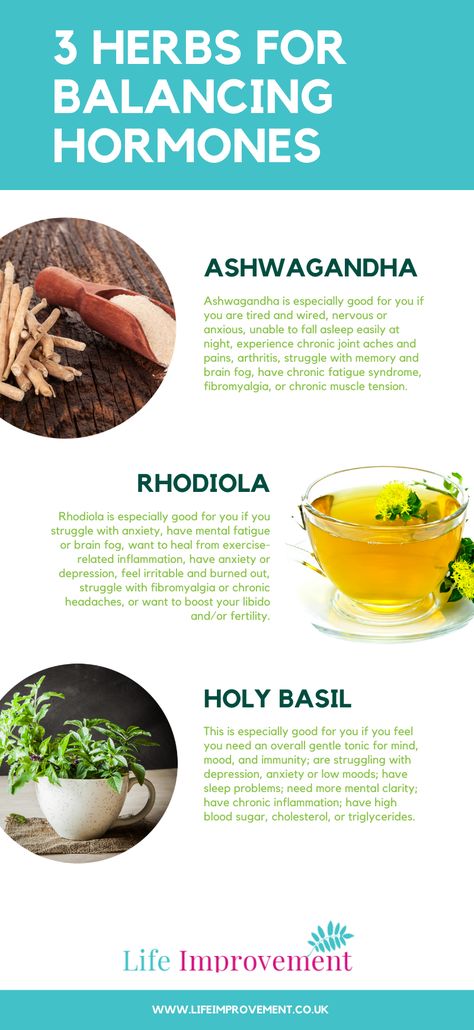 3 herbs for balancing hormones Best Herbs For Hormone Balance, Herbs That Balance Hormones, Herbs For Balancing Hormones, Hormone Balance Herbs, Herbs To Help Balance Hormones, Herbs For Tiredness, Best Tea For Hormone Balance, Balance Menopausal Hormones, Tea To Balance Hormones