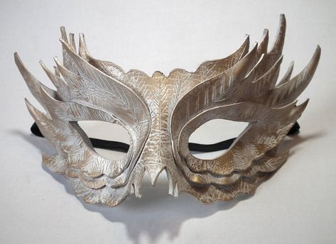 Wing Mask Masquerade, White Feather Mask, Masquarade Mask, Kalung Choker, Owl Mask, Dragon Mask, Mask Aesthetic, Ball Mask, Feather Mask