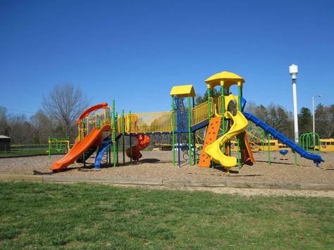 Farmer Elementary School - Asheboro, NC Elementary Playground, Nostalgic Elementary School, School Playground Illustration, Asheboro Nc, Elementary School Playground, Playground Nostalgia, Mary Images, School Playground Equipment, Core Board