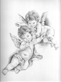 . Angel Black And White, Christus Tattoo, Cherub Tattoo, Vintage Foto's, Statue Tattoo, Angel Tattoo Designs, Religious Tattoos, Angel Drawing, Angel Images