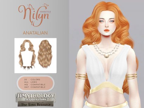 Sims 4 Cc Hair Alpha Free, Sims 4 Cc Blue Clothes, Sims 4 Long Hair Cc Alpha, Sims 4 Victorian Hair, Sims 4 Princess Hair, Sims 4 Mods Accessories, Sims 4 Cc Long Hair, Sims 4 Long Hair Cc, Greek Style Dress