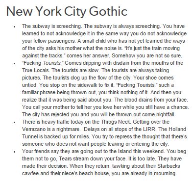 New York City Gothic / Regional Gothic Regional Gothic, Gothic Writing, Gothic Themes, Dialogue Prompts, American Gothic, Writing Inspiration Prompts, Writing Things, Story Prompts, Writing Art