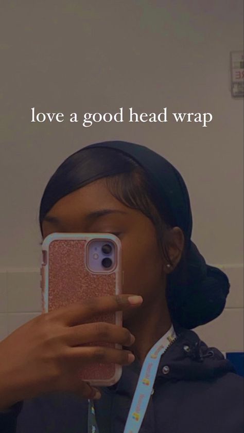 Head Scarf Styles Ponytail, Head Wrap With Edges, Headwrap Ideas, Head Wrap With Bangs, Head Scarf Outfit, All Back Hairstyle, Christian Veils, Headwrap Hairstyles, Christian Head Covering