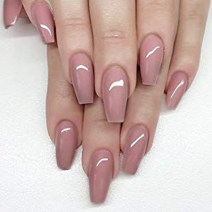 Ballerina Nails, Her Nails, Short Hairstyle, Nails And Makeup, Nail Shapes, Nails Coffin, Gorgeous Nails, Love Nails, Nude Nails