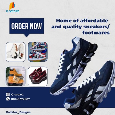 Sneakers Flyer Design, Shoe Flyer Design, Shoes Place, Facebook Ads Examples, Store Flyers, Shoe Poster, Fashion Poster Design, Social Design, Church Poster Design