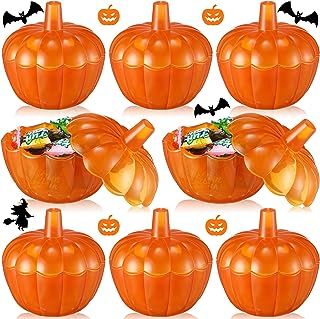 Amazon.com: Pumpkin Candy Dish Pumpkin Candy Jar, Halloween Candy Bowl, Pumpkin Bowls, Target Halloween, Fall Candy, Jars With Lids, Pumpkin Thanksgiving, Pumpkin Candy, Glass Pumpkins