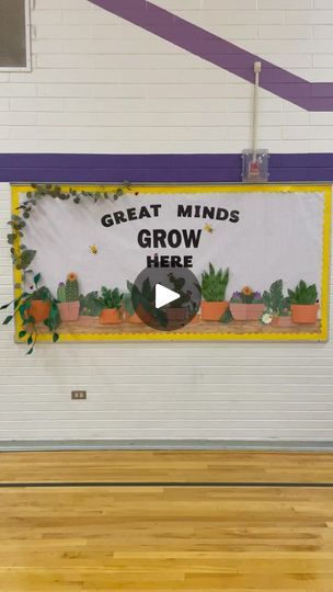 11K views · 244 reactions | Bulletin board #6- great minds grow here! Supplies are from @hobbylobby #hobbylobbyfinds #bulletinboard | A girl and a glue gun Diy Bulletin Board, 10k Views, Garden Club, Glue Gun, Board Ideas, Bulletin Boards, Bulletin Board, A Girl, Glue