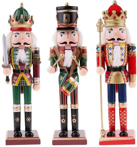 Nutcracker Figures, Nutcracker Christmas Decorations, Wooden Nutcracker, Vintage Nutcrackers, Creative Christmas Gifts, Nutcracker Soldier, Nutcracker Ornaments, Christmas Decorations Ornaments, Nutcracker Christmas