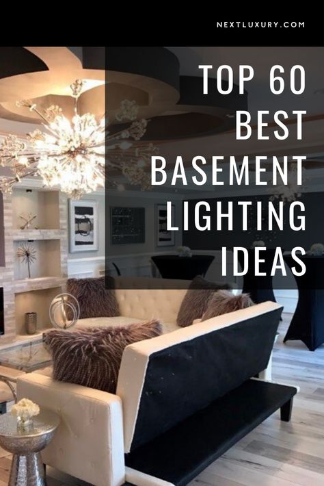 Home Bar Ceiling Lights, Finished Basement Lighting Ideas, Pot Lights In Basement, Basement Lights Ideas, Basement Lighting Ideas Dark Rooms, Basement Ceiling Lights Fixtures, Basement Pendant Lights, Basement Chandelier Ideas, Basement Lighting Fixtures