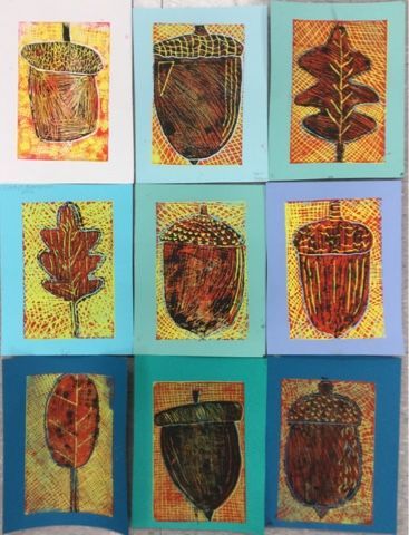 Let me once again proclaim that "I Love Printmaking!" It is such a fun process and I love the surprise each time you pull a print. Printmaking is a way of making multiple pieces of art by creating a p Reduction Printmaking, Printmaking Projects, Middle School Art Projects, Art Lessons Middle School, Fall Art Projects, 6th Grade Art, 4th Grade Art, 5th Grade Art, Printmaking Art