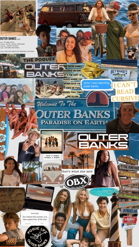 Outer banks paradise on earth #outerbanks #jjmaybank #johnb #sarahcameron #popeheyward #kiaracarrera #favtvshow Outer Banks Paradise On Earth, Musical Wallpaper, Bible Quotes Background, Obx Beach, Beach Wallpaper Iphone, Outer Banks Style, Outer Banks Beach, Outer Banks North Carolina, Kawaii Disney