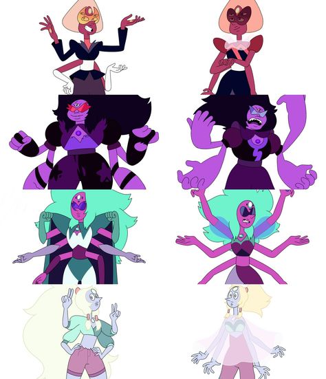 Fusions Su, Steven Universe Opal, Su Fusions, Marvel Heroes Comics, Steven Universe Fusion, Crystal Gems Steven Universe, Steven Uni, Steven Universe Diamond, Pink Diamond Steven Universe