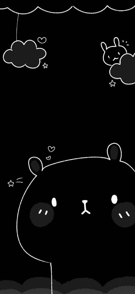 Pin by Vento Argento on • Wallpapers • | Cute black wallpaper, Cool wallpapers cartoon, Cute emoji wallpaper Nandini Name Wallpaper, Iphone Wallpaper Kawaii Black, Black Bear Wallpaper, Black Wallpaper Cool, Black Wallpaper Cute, Ear Wallpaper, Wallpapers Galaxy, 3d Wallpaper Cute, Wallpapers Cartoon