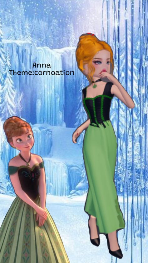 #frozen #coronation #anna #dti Frozen Coronation, Anna Coronation, Coronation Day, Frozen Anna, Anna Frozen, Day Dress, Dress To Impress, Frozen, Quick Saves