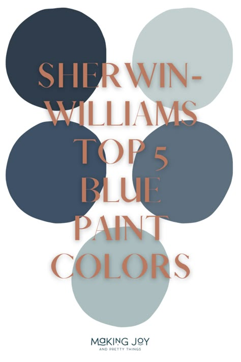 Best Navy Paint Color Sherwin Williams, Sherwin Williams Bunglehouse Blue, Navy Blue Paint Colors Sherwin Williams, Best Navy Blue Paint Colors Bedroom, Light Navy Paint Color, Coordinating Paint Colors Interiors, Sherwin Williams Sea Mariner, Sherwin Williams Embellished Blue, Sherwin Williams Revel Blue