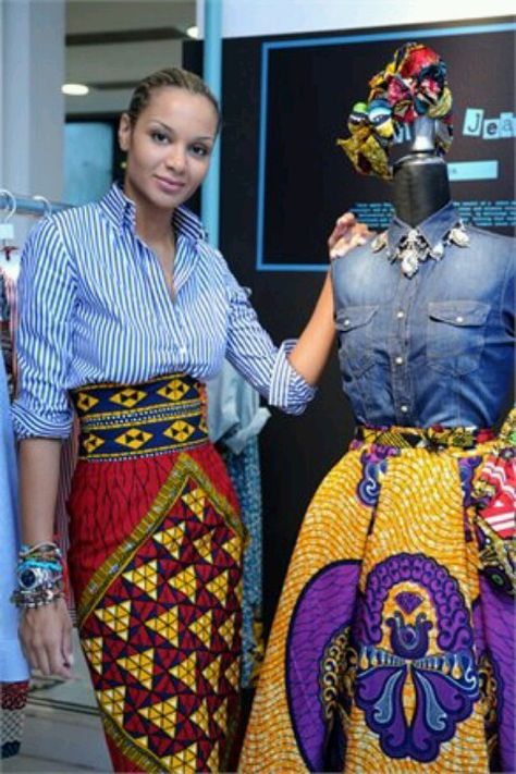 Stella Jean, Haitian-Italian fashion designer Styles Ankara, Mode Prints, Style Africain, Afrikaanse Mode, Stella Jean, African Inspired Fashion, African Print Dresses, African Fashion Women, African Print Fashion