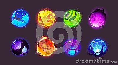 Ball Drawing, Elemental Magic, Game Interface, Energy Balls, Light Magic, Alcohol Markers, Interface Design, Art Inspiration Drawing, Game Design