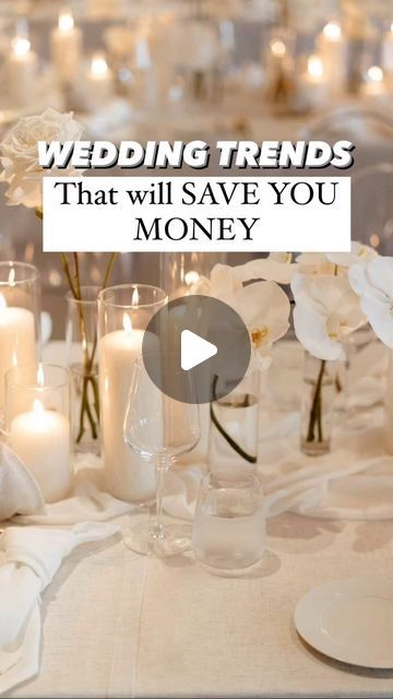 Sydney Wedding & Event Content Creator on Instagram: "✨HERE are 3 WEDDING TRENDS that will SAVE YOU MONEY:💍  1️⃣ Minimalist Decor: Elevate your wedding aesthetic with gorgeous minimalist decor featuring simple candle centerpieces and single flowers. This on-trend approach is not only stylish but also DIY-friendly, making it a budget-friendly choice Tip: opt for candles of various heights for a beautiful visual effect✨   2️⃣ Vintage Wedding Cakes: Bring back the ‘80s charm  with kitsch cakes! Heart-shaped, sweet message-adorned, and scrumptious. I am OBSESSED with this trend 😍 Their smaller size makes for a budget-friendly alternative to the oversized multi-tier weddings cakes that we are used to seeing. 🍰   3️⃣ Petite Bouquets: In 2024, you can expect to see more brides embracing the ‘l Single Flower Wedding Centerpieces, Minimalist Centerpiece Wedding, Minimalist Centerpieces, Simple Candle Centerpieces, Vintage Wedding Cakes, Kitsch Wedding, Minimalist Centerpiece, Simple Candle, Single Flowers