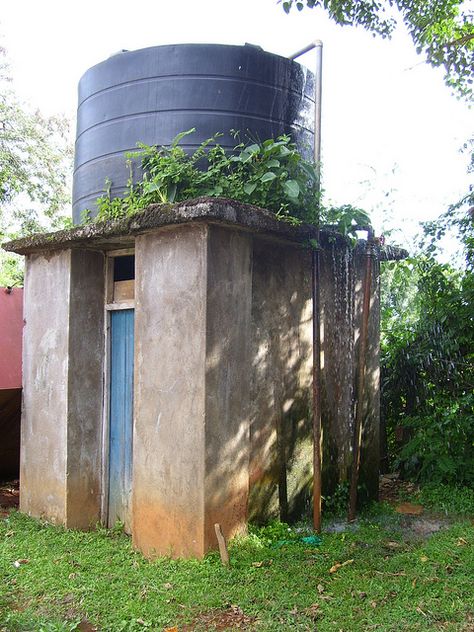 Elevated Water Tank Design, Water Tank Stand Design, Water Tank Ideas Home, Water Tank Design, Tank House, Water Collection System, Steel Water Tanks, Tank Stand, Garden Centers