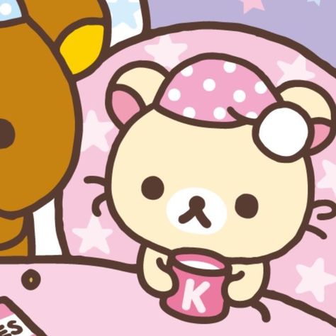 2/2 Rilakkuma, Discord Server, Matching Pfp, Teddy Bear, Pink