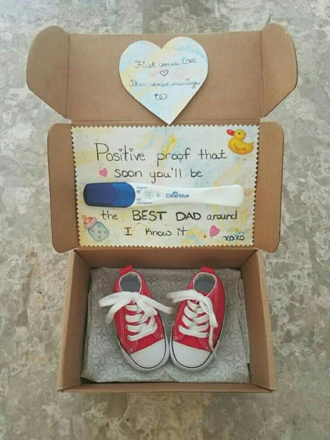 "Im positively excited to meet you daddy! " Cute Idea for when I have a baby! Vom Avea Un Copil, Valentines Baby, Valentines Decor, Baby Sleep Problems, Third Baby, Unique Valentines, Reveal Ideas, Pregnant Mom, After Baby