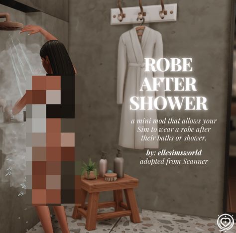 Mini-Fix Mods: Wardrobe Tweaks | Patreon Laundry Machine Sims 4 Cc, Sims 4 Cc Tool Mod, Sims 4 Towel After Shower Mod, The Sims 4 Cc Shower Patreon, Sims 4 Laundry Day Cc, The Sims 4 Script Mods, Sims 4 Cc Undergarment Replacement, Sims 4 Shower Together Mod, Sims 4 Ring Doorbell