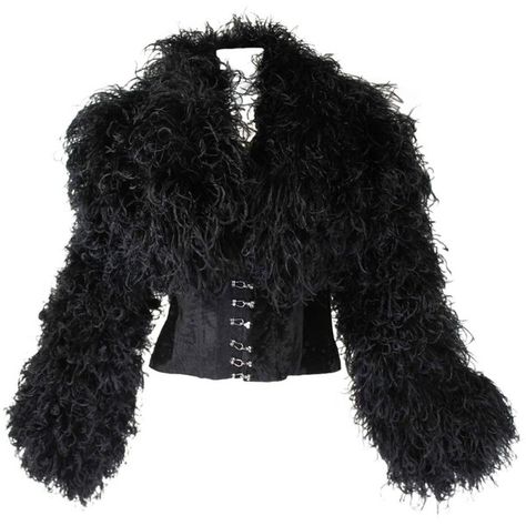 Preowned 1990s Curled Ostrich Feather Cropped Jacket With Rhinestone... ($1,500) ❤ liked on Polyvore featuring outerwear, jackets, multiple, ostrich feather jacket, cropped jacket and evening jackets Ostrich Feather Jacket, 90s Tops, Jackets Cropped, Fashion Outerwear, Feather Jacket, Coats Black, Jackets Black, Evening Jacket, Cocktail Jacket