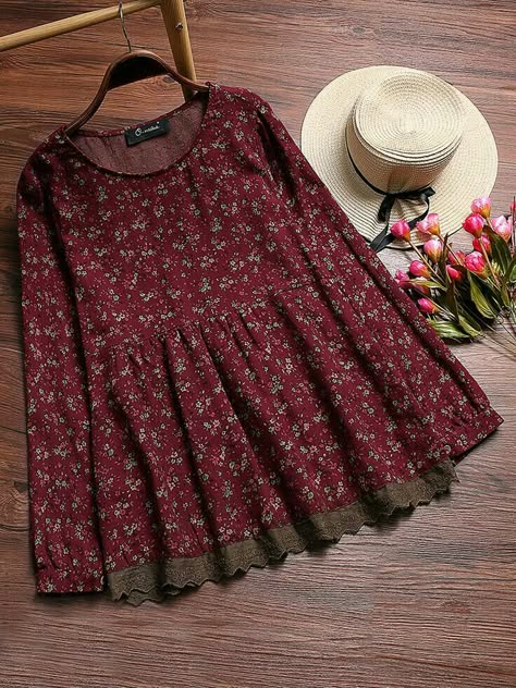 Lace Shirts For Women, Lace Shirts, Frock Fashion, Frock For Women, Fashion Tops Blouse, Kurta Designs Women, Trendy Fashion Tops, Frocks For Girls, Fashionista Clothes