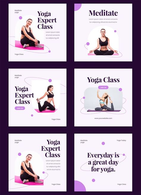 Yoga Social Media, Yoga Poster Design, Photoshop Tutorial Typography, Yoga Poster, Social Media Promotion, Social Media Templates, Photoshop Template, Photoshop Tutorial, Post Design