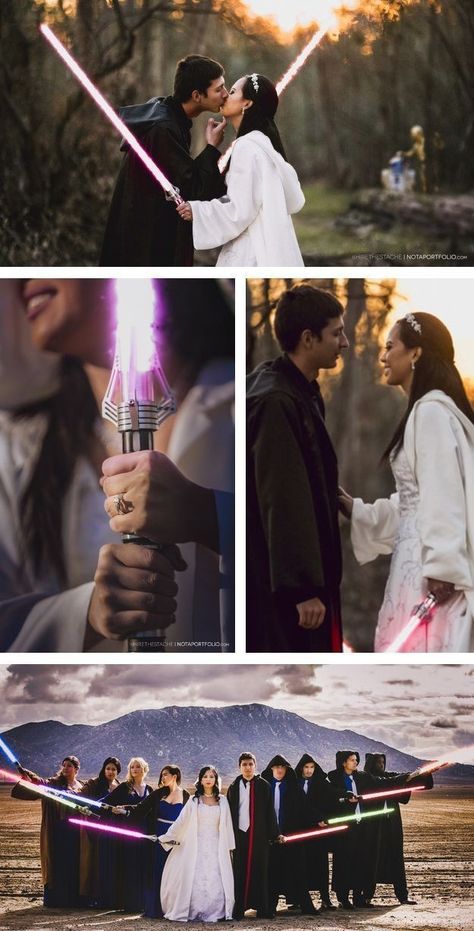 Wedding Theme Fairytale, Star Wars Wedding Theme, Nerd Wedding, Geeky Wedding, Nerdy Wedding, Geek Wedding, Star Wars Wedding, Future Wedding Plans, Cute Wedding Ideas