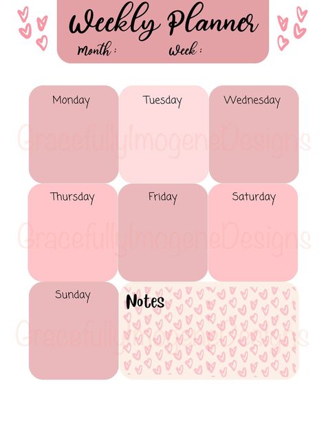 February Weekly Planner, Ipad Templates, Vision Wall, Best Weekly Planner, Ipad Backgrounds, Organization Planner, Weekly Planner Free Printable, Weekly Planner Free, Planner Tracker